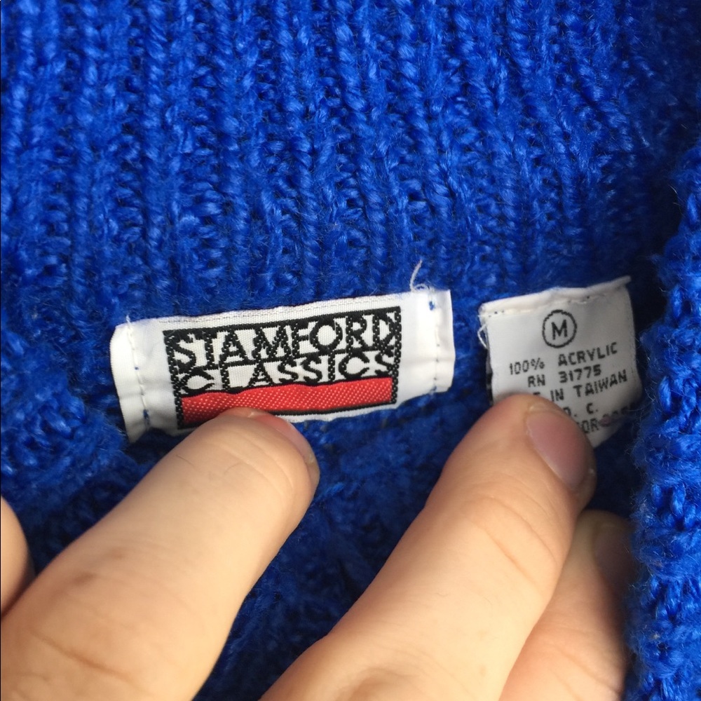 Vintage 1970s Stamford Classic Cable knit sweater